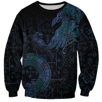 Odin Norse Mythology Sweatshirt Viking Rune Art Style