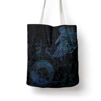 Odin Norse Mythology Tote Bag Viking Rune Art Style
