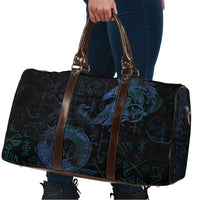 Odin Norse Mythology Travel Bag Viking Rune Art Style