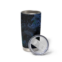 Odin Norse Mythology Tumbler Cup Viking Rune Art Style
