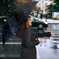 Odin Norse Mythology Umbrella Viking Rune Art Style