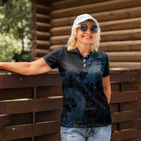 Odin Norse Mythology Women Polo Shirt Viking Rune Art Style