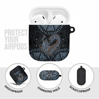 Thor and Jormungandr Norse Mythology Viking AirPods Case Celtic Knot and Rune Art Style