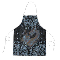 Thor and Jormungandr Norse Mythology Viking Apron Celtic Knot and Rune Art Style
