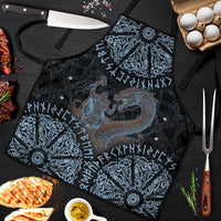 Thor and Jormungandr Norse Mythology Viking Apron Celtic Knot and Rune Art Style