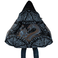 Thor and Jormungandr Norse Mythology Viking Cloak Celtic Knot and Rune Art Style