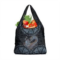 Thor and Jormungandr Norse Mythology Viking Grocery Bag Celtic Knot and Rune Art Style
