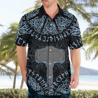 Thor and Jormungandr Norse Mythology Viking Hawaiian Shirt Celtic Knot and Rune Art Style