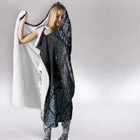 Thor and Jormungandr Norse Mythology Viking Hooded Blanket Celtic Knot and Rune Art Style