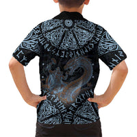 Thor and Jormungandr Norse Mythology Viking Kid Hawaiian Shirt Celtic Knot and Rune Art Style