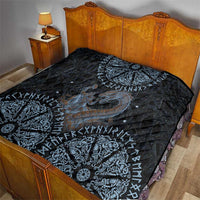 Thor and Jormungandr Norse Mythology Viking Quilt Celtic Knot and Rune Art Style