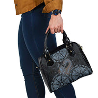 Thor and Jormungandr Norse Mythology Viking Shoulder Handbag Celtic Knot and Rune Art Style