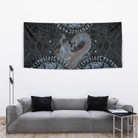 Thor and Jormungandr Norse Mythology Viking Tapestry Celtic Knot and Rune Art Style