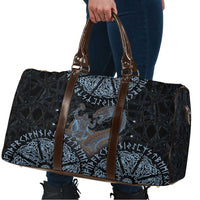 Thor and Jormungandr Norse Mythology Viking Travel Bag Celtic Knot and Rune Art Style