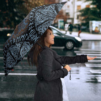 Thor and Jormungandr Norse Mythology Viking Umbrella Celtic Knot and Rune Art Style