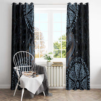 Thor and Jormungandr Norse Mythology Viking Window Curtain Celtic Knot and Rune Art Style