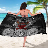 Viking Berserker and Valknut Norse Mythology Sarong Red and Black Celtic Knotwork Art