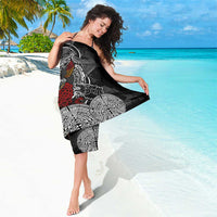Viking Berserker and Valknut Norse Mythology Sarong Red and Black Celtic Knotwork Art
