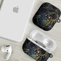 Skoll and Hati Norse Mythology AirPods Case Viking Dual Moon Celtic Line Art