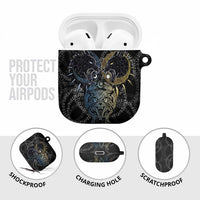 Skoll and Hati Norse Mythology AirPods Case Viking Dual Moon Celtic Line Art
