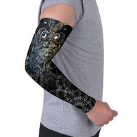 Skoll and Hati Norse Mythology Arm Sleeves Viking Dual Moon Celtic Line Art