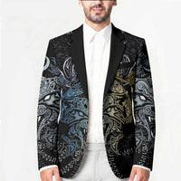 Skoll and Hati Norse Mythology Blazer Viking Dual Moon Celtic Line Art