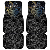 Skoll and Hati Norse Mythology Car Mats Viking Dual Moon Celtic Line Art