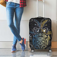 Skoll and Hati Norse Mythology Luggage Cover Viking Dual Moon Celtic Line Art