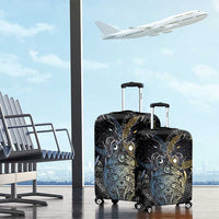 Skoll and Hati Norse Mythology Luggage Cover Viking Dual Moon Celtic Line Art