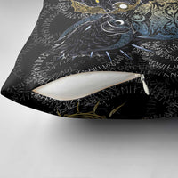 Skoll and Hati Norse Mythology Pillow Cover Viking Dual Moon Celtic Line Art