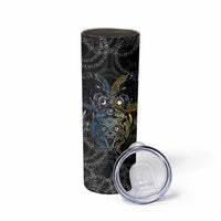 Skoll and Hati Norse Mythology Skinny Tumbler Viking Dual Moon Celtic Line Art