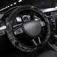 Skoll and Hati Norse Mythology Steering Wheel Cover Viking Dual Moon Celtic Line Art