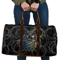 Skoll and Hati Norse Mythology Travel Bag Viking Dual Moon Celtic Line Art