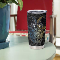 Skoll and Hati Norse Mythology Tumbler Cup Viking Dual Moon Celtic Line Art