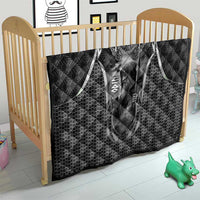 Odin and Viking Warrior Norse Mythology Quilt Realistic Black and Grey Tattoo Style