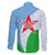 Djibouti Cultural Family Matching Long Sleeve Bodycon Dress and Hawaiian Shirt National Emblem, Tribal Motifs and Red Star Symbol of Unity