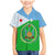 Djibouti Cultural Family Matching Mermaid Dress and Hawaiian Shirt National Emblem, Tribal Motifs and Red Star Symbol of Unity