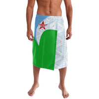 Djibouti Cultural Lavalava National Emblem, Tribal Motifs and Red Star Symbol of Unity