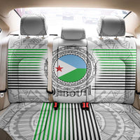 Djibouti Roots Back Car Seat Cover Urban Streetwear with African Tribal Design & Patriotic Elements