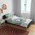 Djibouti Roots Bedding Set Urban Streetwear with African Tribal Design & Patriotic Elements