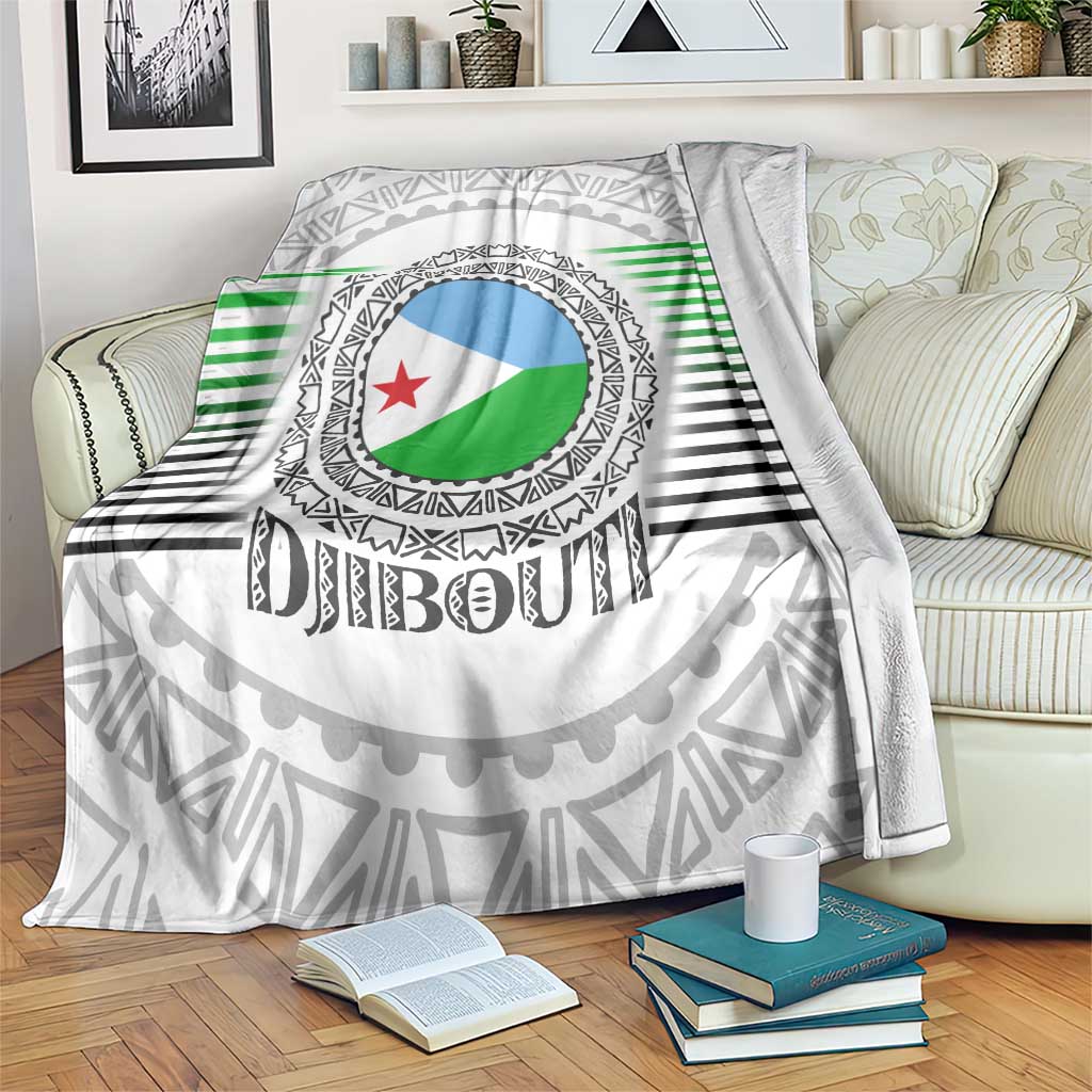 Djibouti Roots Blanket Urban Streetwear with African Tribal Design & Patriotic Elements