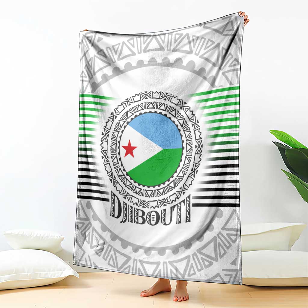 Djibouti Roots Blanket Urban Streetwear with African Tribal Design & Patriotic Elements