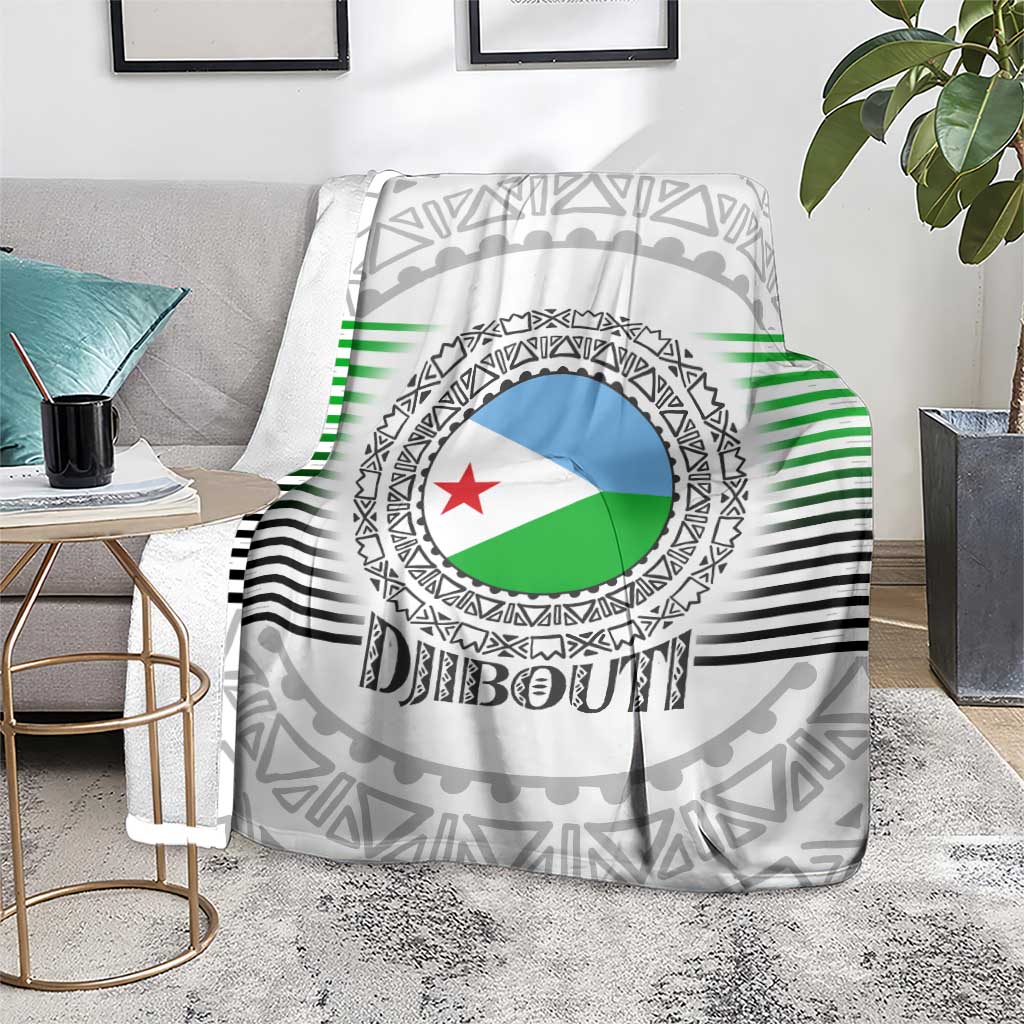 Djibouti Roots Blanket Urban Streetwear with African Tribal Design & Patriotic Elements