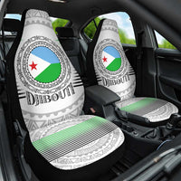 Djibouti Roots Car Seat Cover Urban Streetwear with African Tribal Design & Patriotic Elements