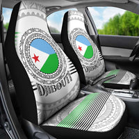 Djibouti Roots Car Seat Cover Urban Streetwear with African Tribal Design & Patriotic Elements