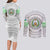 Djibouti Roots Couples Matching Long Sleeve Bodycon Dress and Long Sleeve Button Shirt Urban Streetwear with African Tribal Design & Patriotic Elements