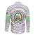 Djibouti Roots Family Matching Off The Shoulder Long Sleeve Dress and Hawaiian Shirt Urban Streetwear with African Tribal Design & Patriotic Elements