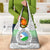 Djibouti Roots Grocery Bag Urban Streetwear with African Tribal Design & Patriotic Elements