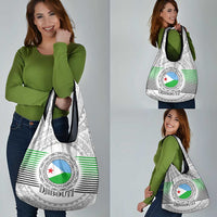 Djibouti Roots Grocery Bag Urban Streetwear with African Tribal Design & Patriotic Elements