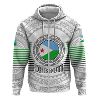 Djibouti Roots Hoodie Urban Streetwear with African Tribal Design & Patriotic Elements